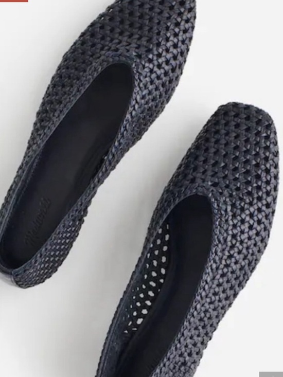 Madewell Shoes - Madewell Mylie Hand Woven Leather Ballet Flats